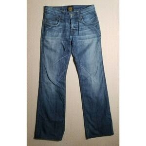 Rock & Republic Jeans Womens 28 x 30 Henlee Bootcut Blue Pants Mid Rise Cotton